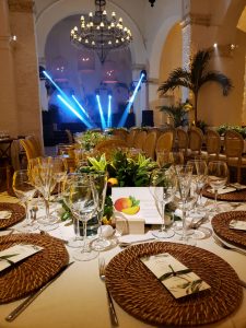 almuerzo de gala evento corporativo en Cartagena